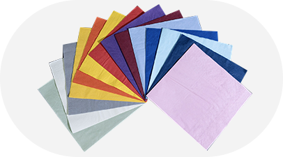 রঙিন কাগজ ন্যাপকিনস