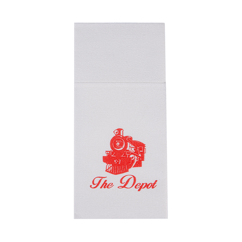 42x40 টিয়ার-রেজিস্ট্যান্ট এয়ারলাইড পেপার ন্যাপকিনগুলি পকেট এসজে 13302 সহ