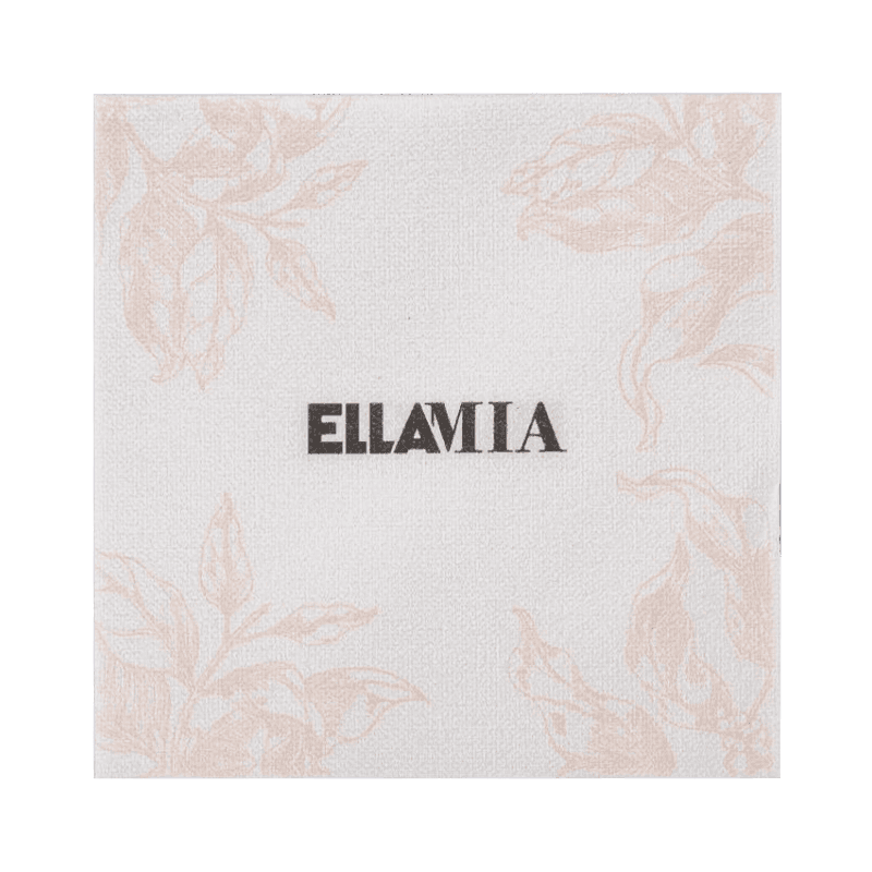 25x25 সম্পূর্ণ মুদ্রিত ডিসপোজেবল ন্যাপকিনস এয়ারলাইড ইকো ন্যাপকিন প্রতিরোধী এসজে 1203