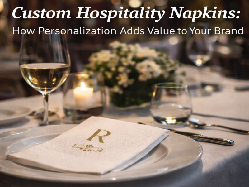 কাস্টম হসপিটালিটি ন্যাপকিনস: কীভাবে ব্যক্তিগতকরণ আপনার ব্র্যান্ডে মূল্য যোগ করে